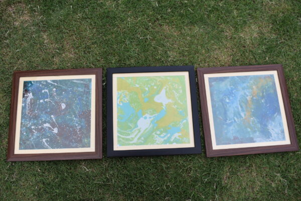 Colored Paintings with Frames - Image 2