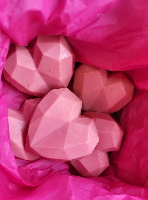 Heart Shaped Soap - Pink