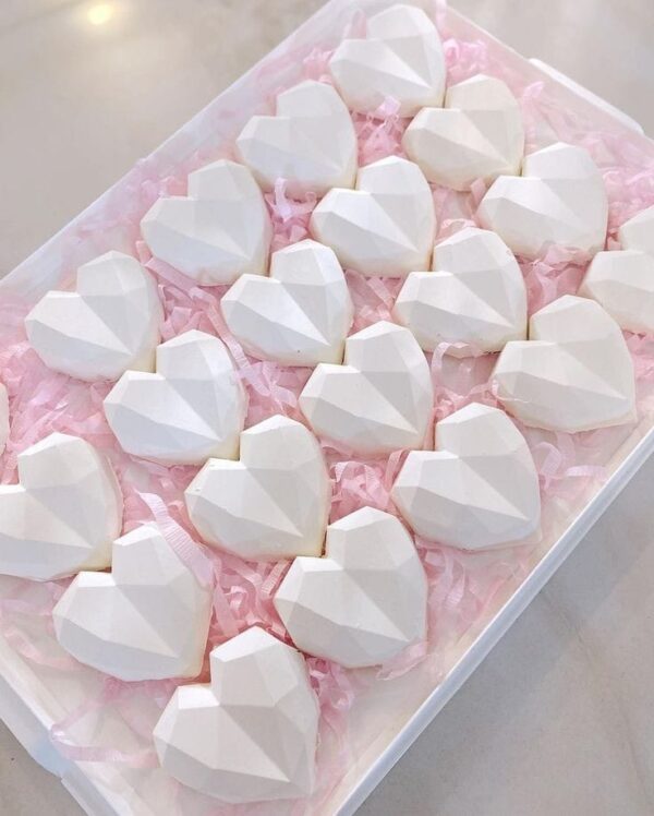 Heart Shaped Soap - White